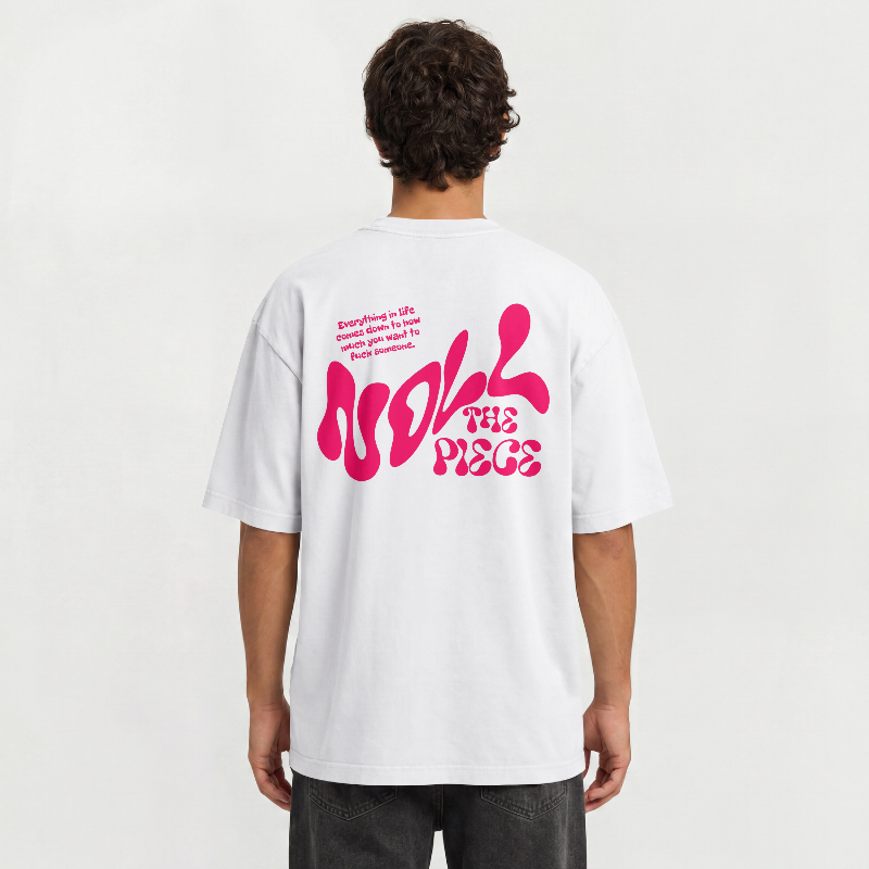 Camiseta All the Piece — detalhe
